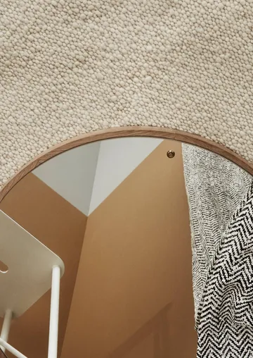 CM Circle spiegel - Eiken, medium, Ø60 cm - FRAMA