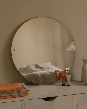 CM Circle spiegel - Eiken, medium, Ø60 cm - FRAMA
