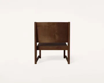 Easy Chair 01 loungestoel - Donkerbruin berkenhout - FRAMA