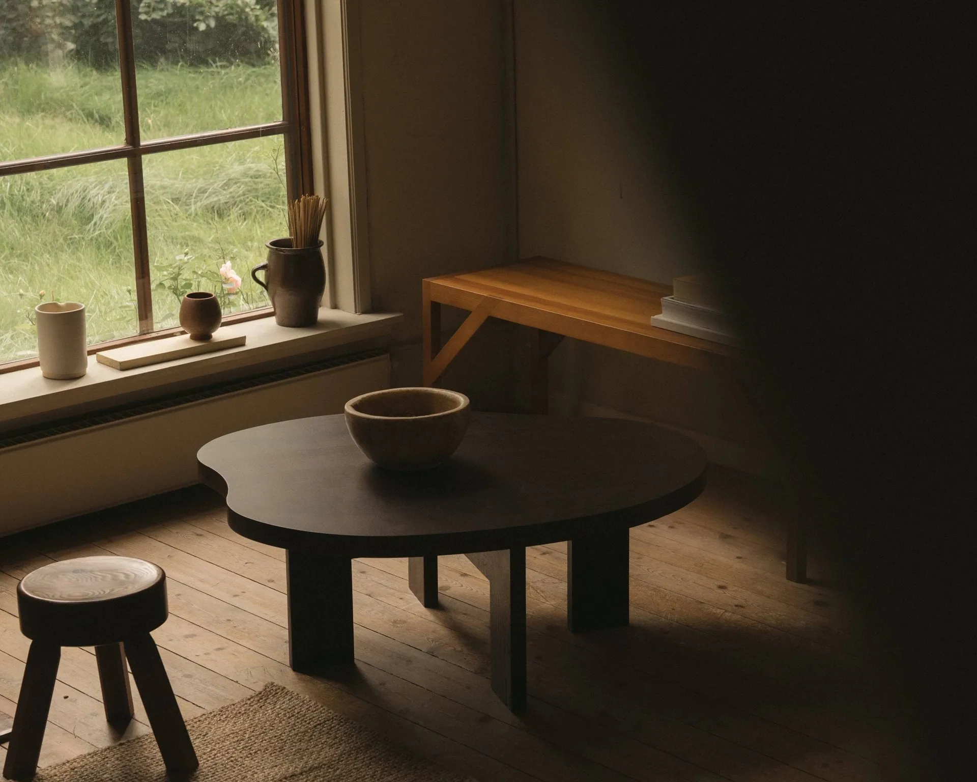 Farmhouse Pond salontafel, Donker eiken, 78x93,6x37 cm FRAMA