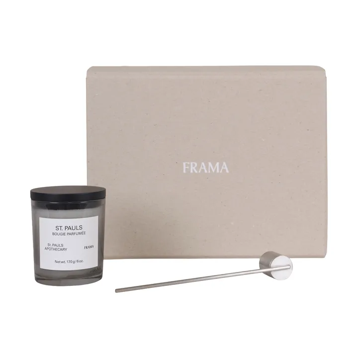 FRAMA geschenkset geurkaars + kaarsendover - St. Pauls - FRAMA