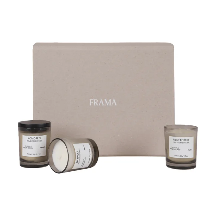 FRAMA geschenkset geurkaarsen - 3-delig - FRAMA