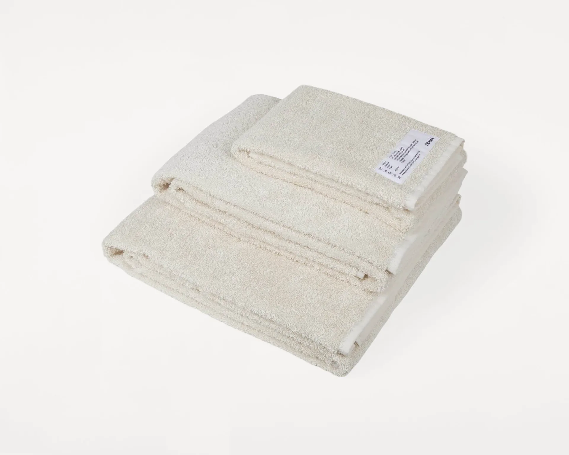 Heavy Towel badlaken 150x100 cm, Bone white (wit) FRAMA