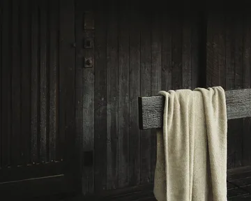 Heavy Towel badlaken 150x100 cm - Sage green (groen) - FRAMA