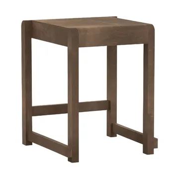 Low Stool 01 kruk - Donkerbruin berkenhout - FRAMA