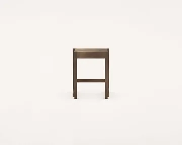 Low Stool 01 kruk - Donkerbruin berkenhout - FRAMA