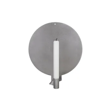 Ornament wandkandelaar - Roestvrij staal, round, 28,2 cm - FRAMA