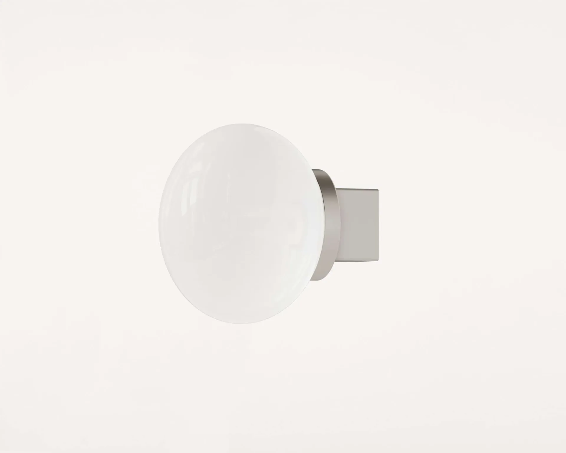 Ovoid Sconce plafondlamp, Roestvrij staal, opaalglas FRAMA