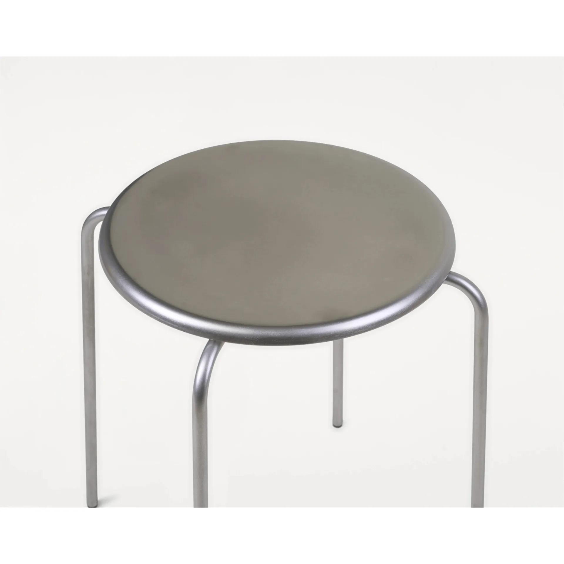 Petit Rond ronde kruk, Roestvrij staal FRAMA