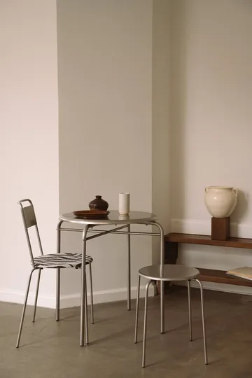 Petit Rond tafel - Roestvrij staal, Ø65x73 cm - FRAMA