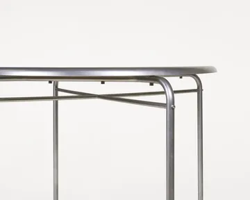 Petit Rond tafel - Roestvrij staal, Ø90x73 cm - FRAMA