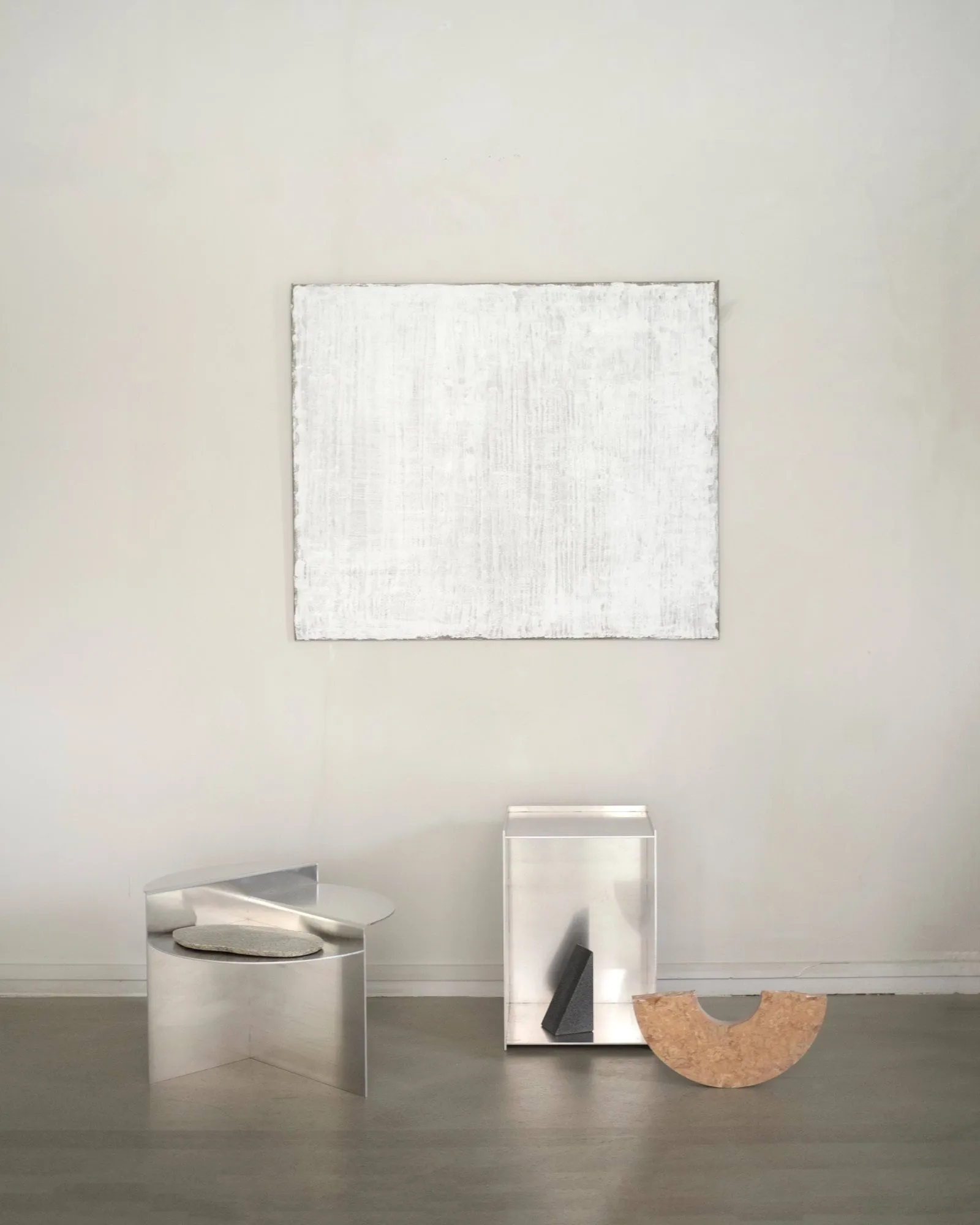 Rivet bijzettafel, Aluminium, Ø51,3x40 cm FRAMA