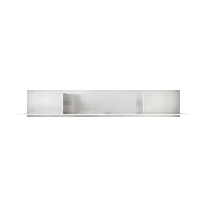 Rivet Shelf wandplank - Aluminium, large, 119x20,6x22,5 cm - FRAMA