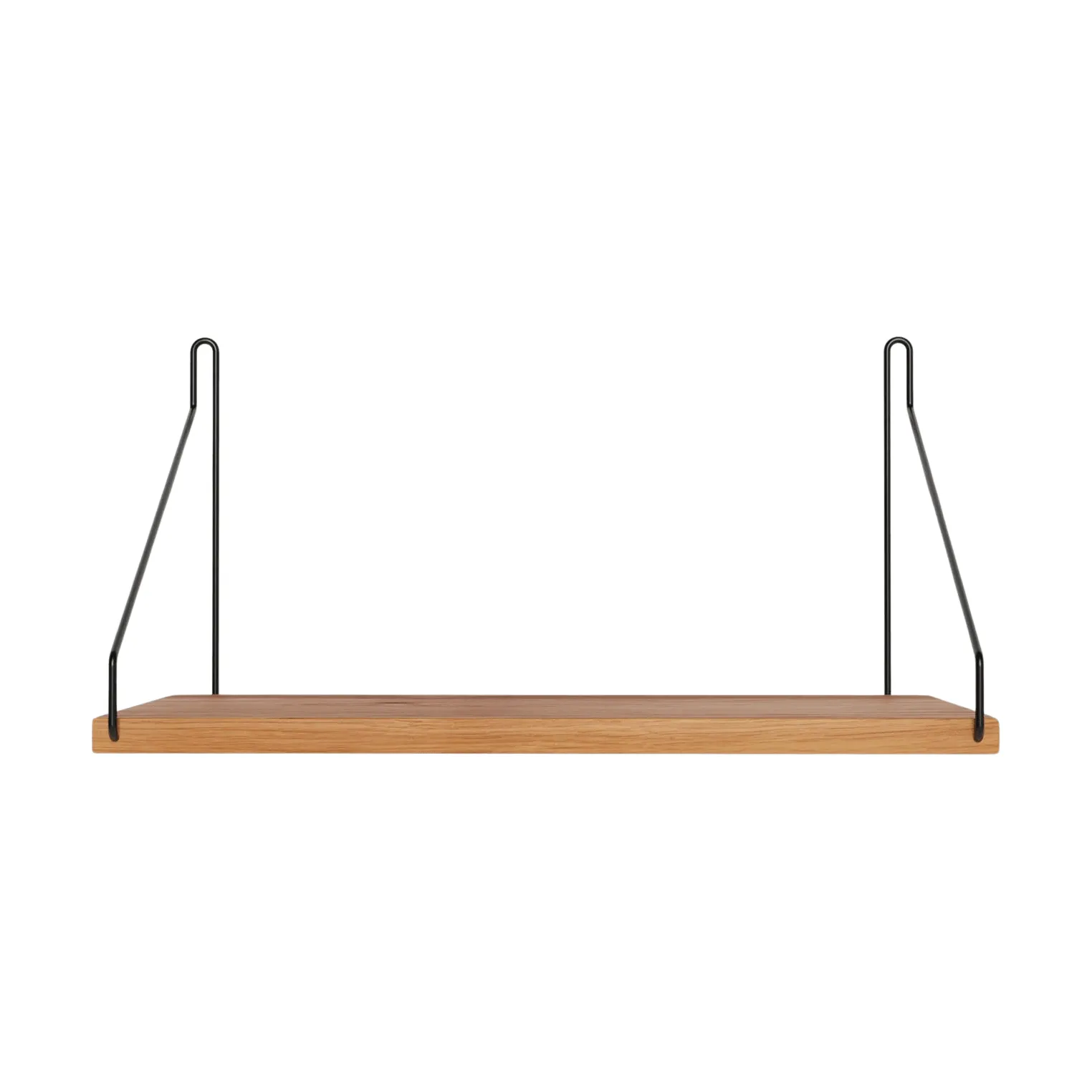 Single Shelf wandplank, Eiken-zwart, 40x20 cm FRAMA