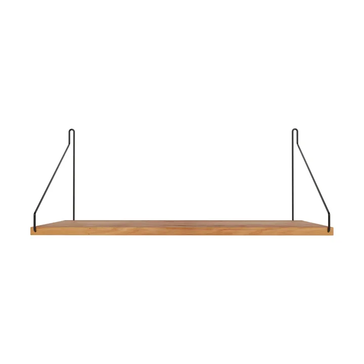 Single Shelf wandplank - Eiken-zwart, 40x27 cm - FRAMA