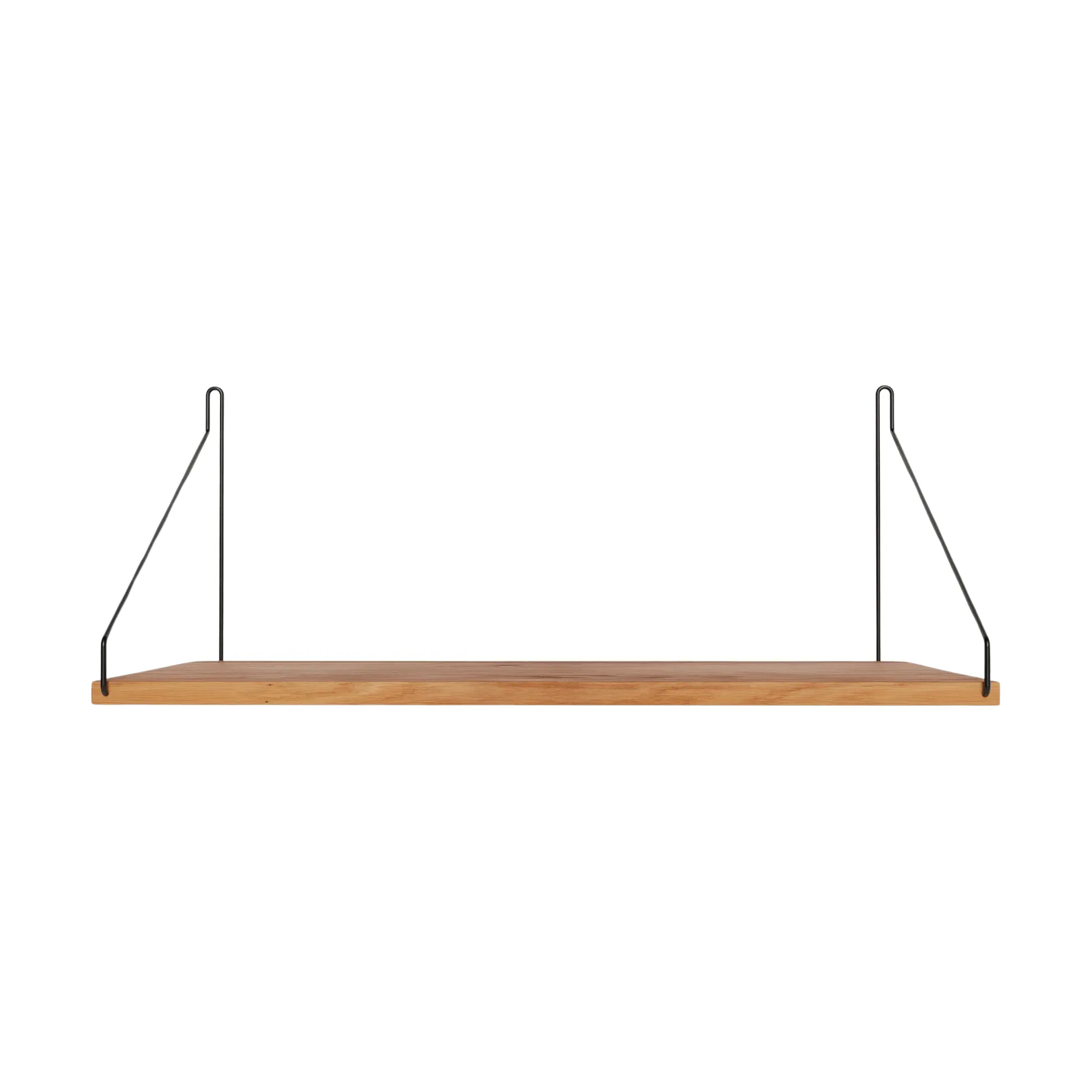 Single Shelf wandplank, Eiken-zwart, 60x27 cm FRAMA