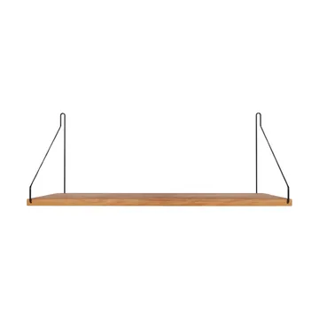 Single Shelf wandplank - Eiken-zwart, 60x27 cm - FRAMA