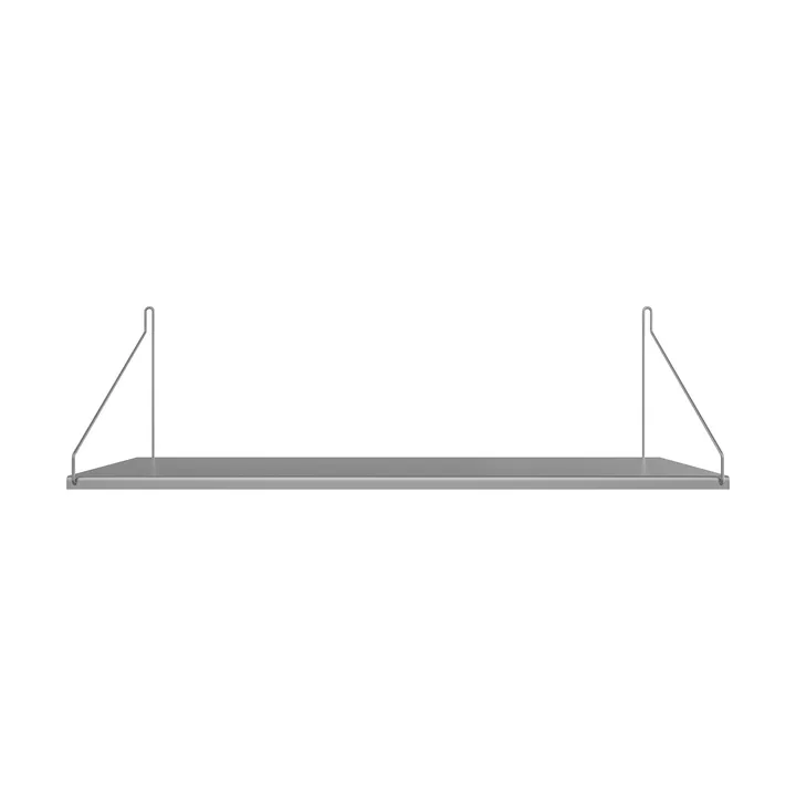 Single Shelf wandplank - Roestvrij staal, 80x27 cm - FRAMA