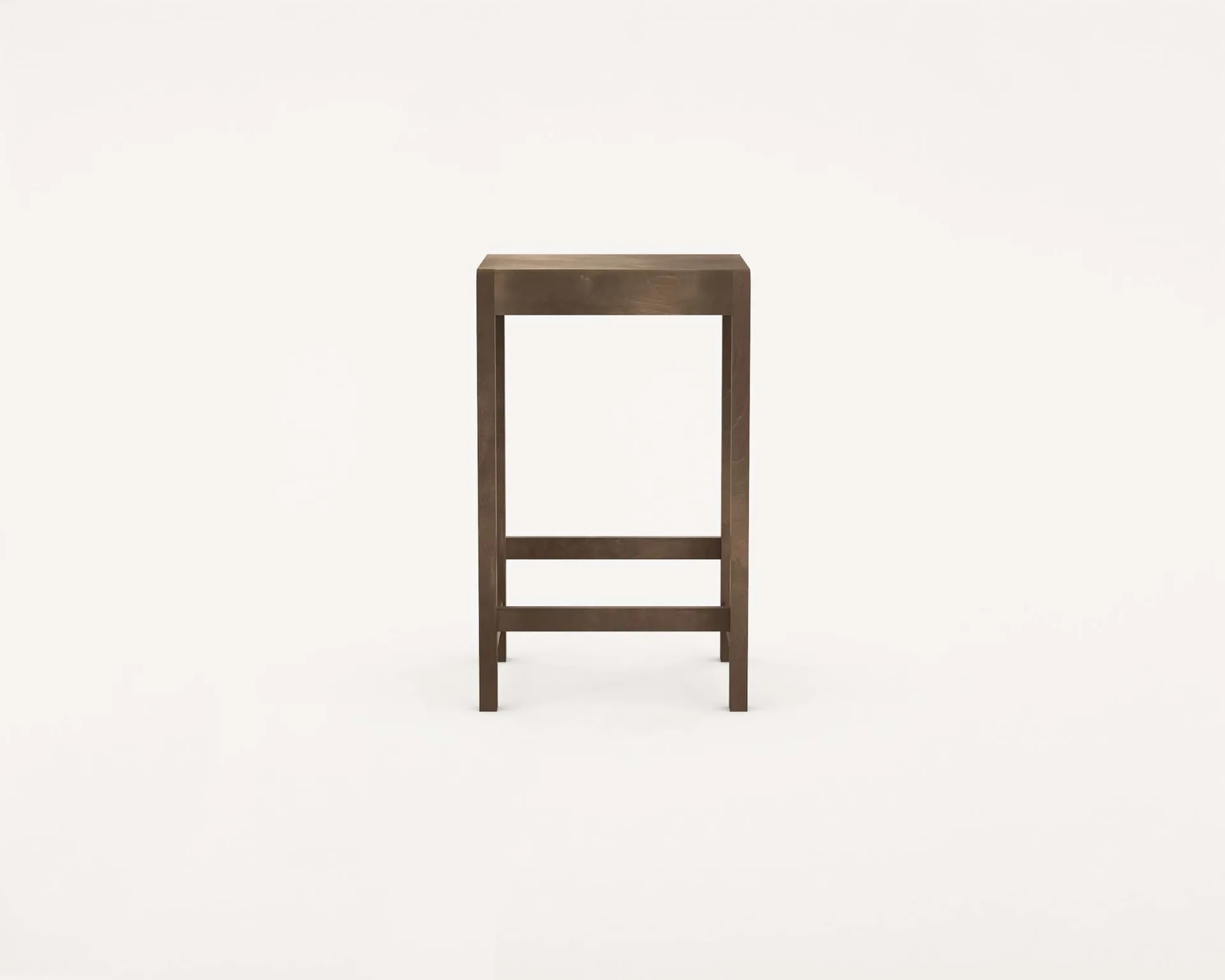 Stool 01 barkruk, Donkerbruin berken, 65 cm FRAMA