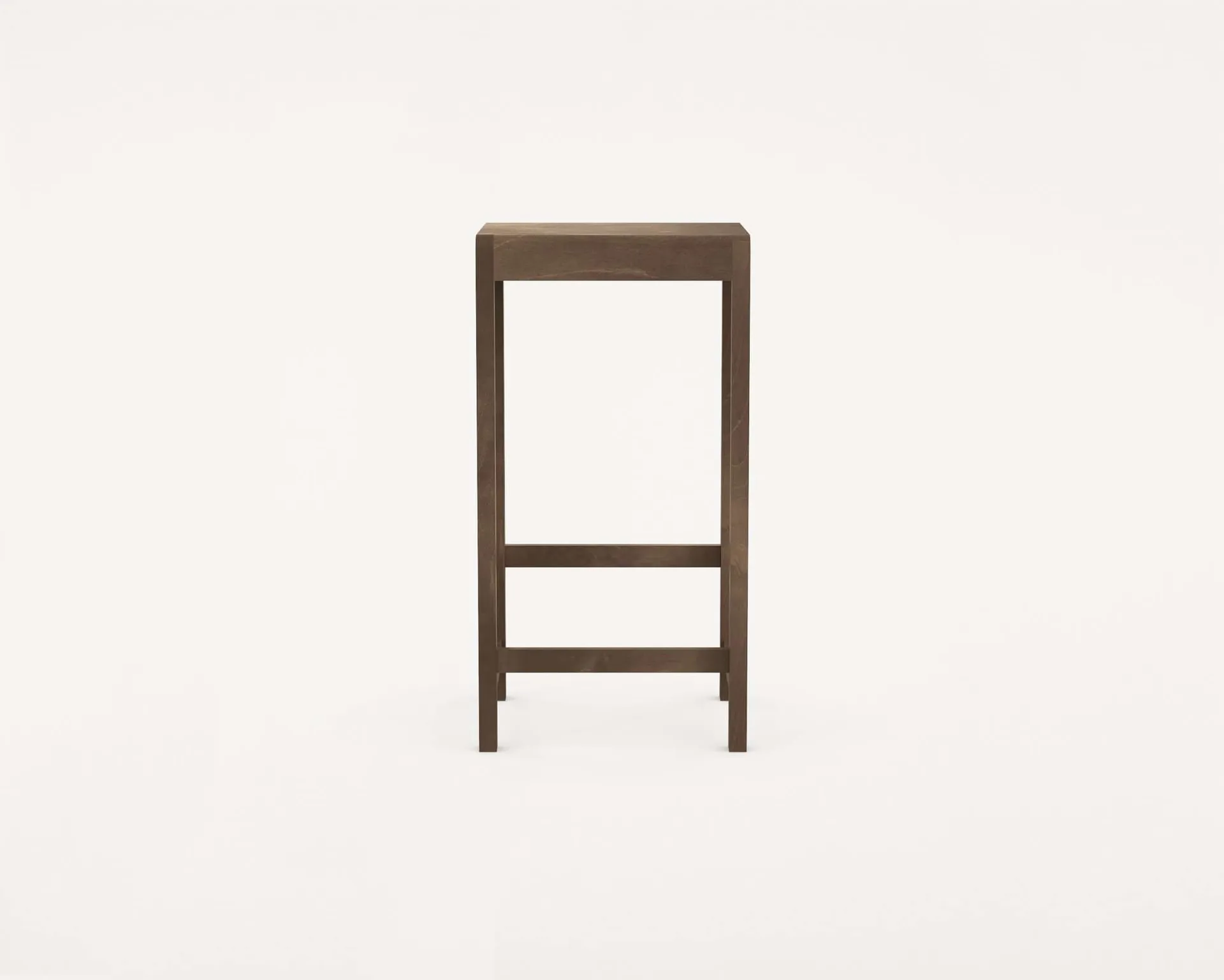 Stool 01 barkruk, Donkerbruin berken, 76 cm FRAMA