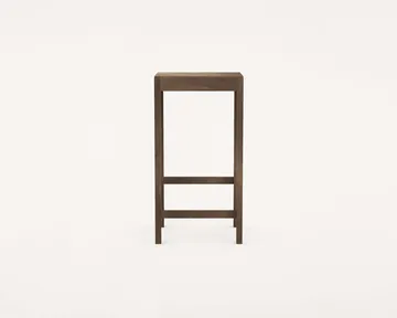 Stool 01 barkruk - Donkerbruin berken, 76 cm - FRAMA