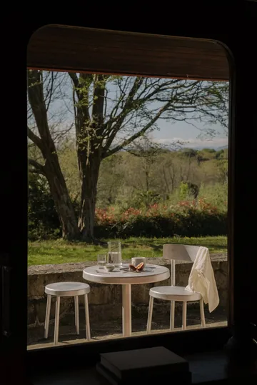 Tasca Table eettafel - Aluminium, large, Ø87,5x75,5 cm - FRAMA