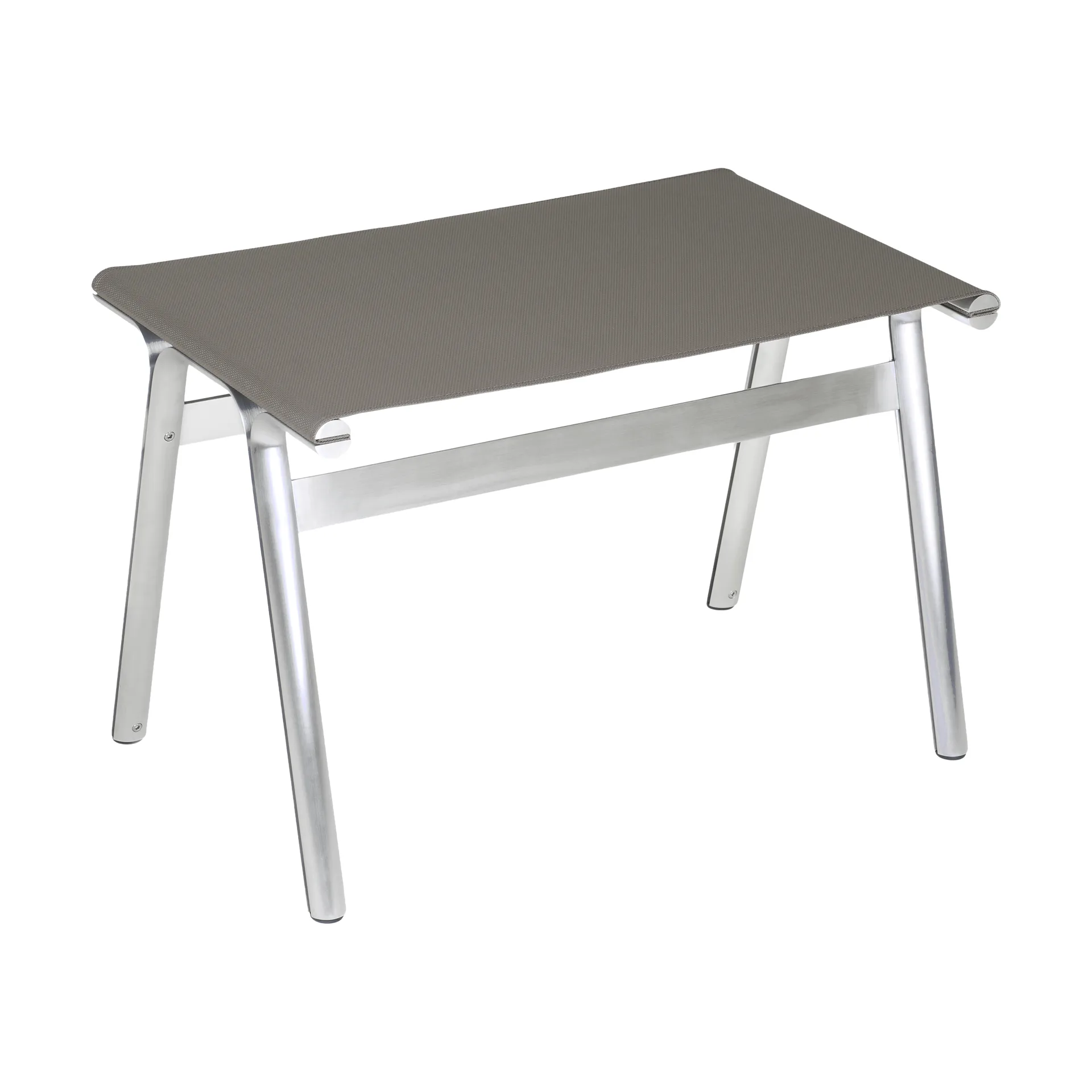 Union kruk, Aluminium-Taupe Mesh, H: 40,6 cm FRAMA