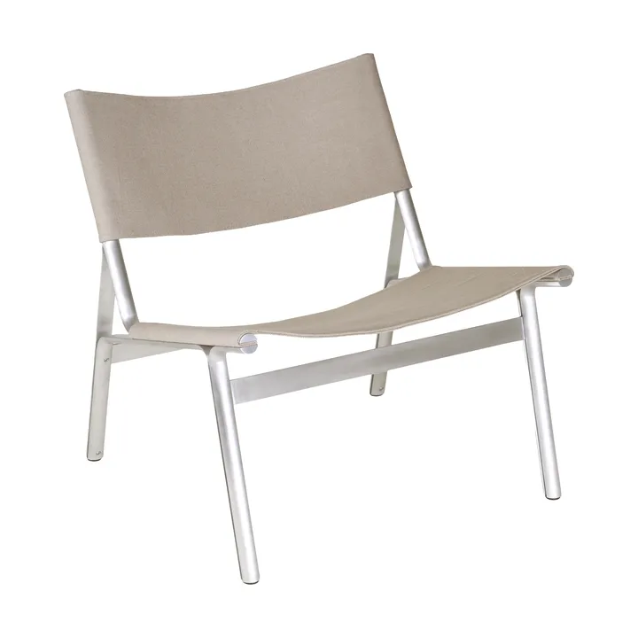 Union loungestoel - Aluminium-Sandstone Linen - FRAMA