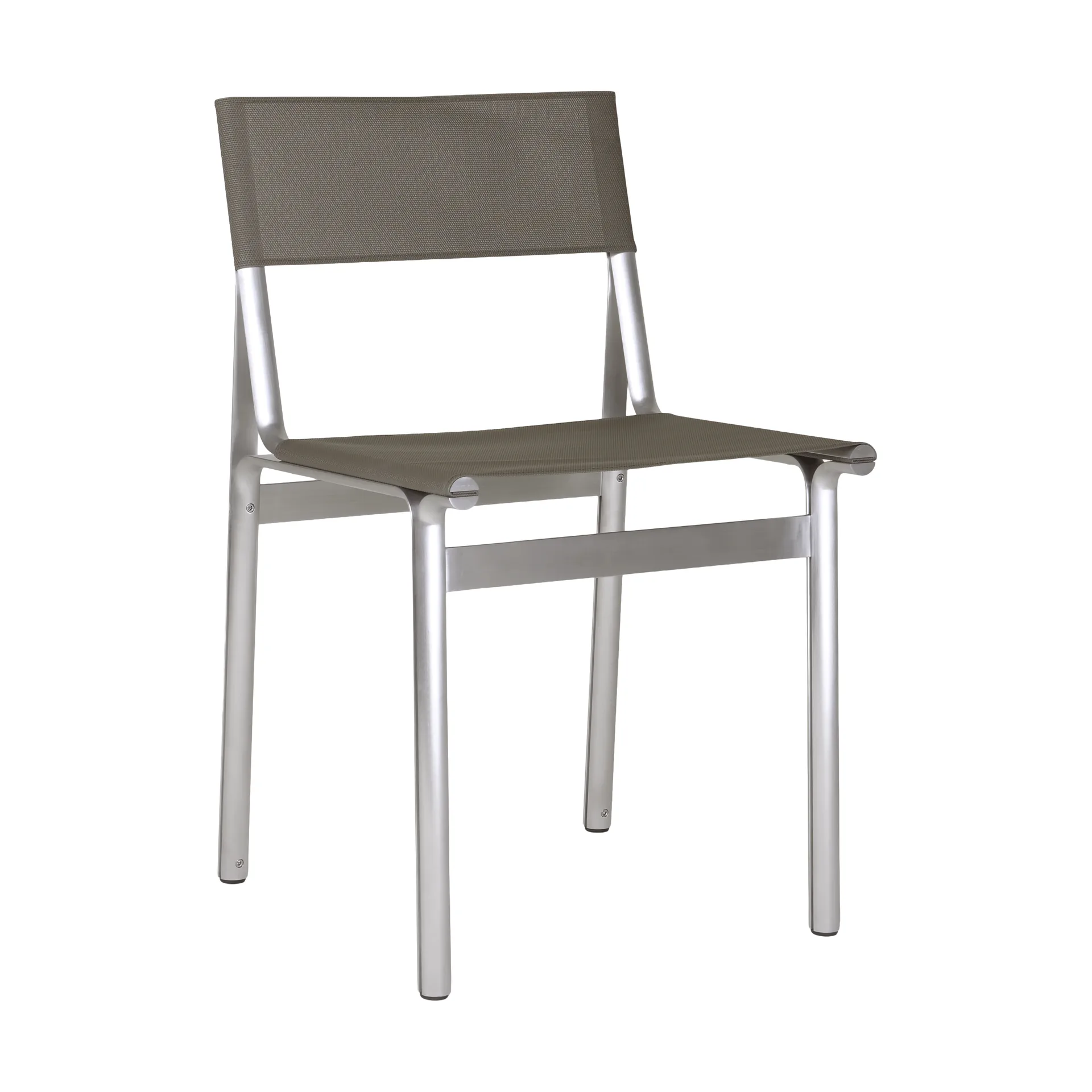 Union stoel, Aluminium-Taupe Mesh FRAMA
