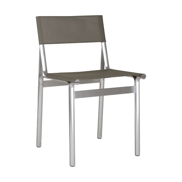 Union stol - Aluminium-Taupe Mesh - FRAMA
