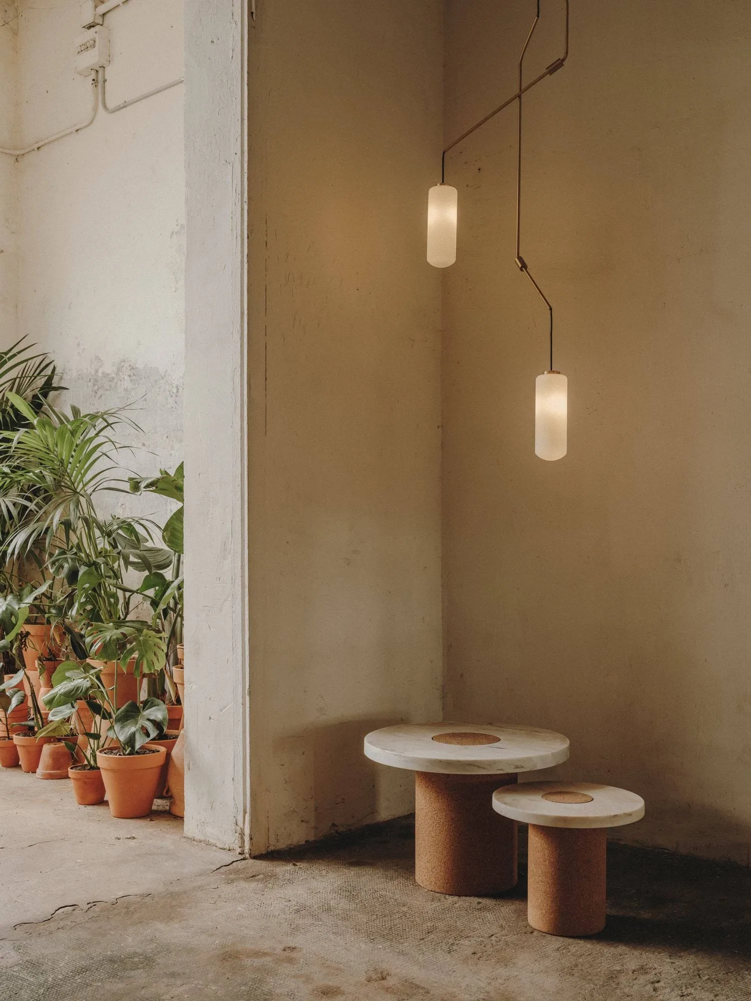 Ventus Pendant hanglamp, Messing, Form 02 FRAMA