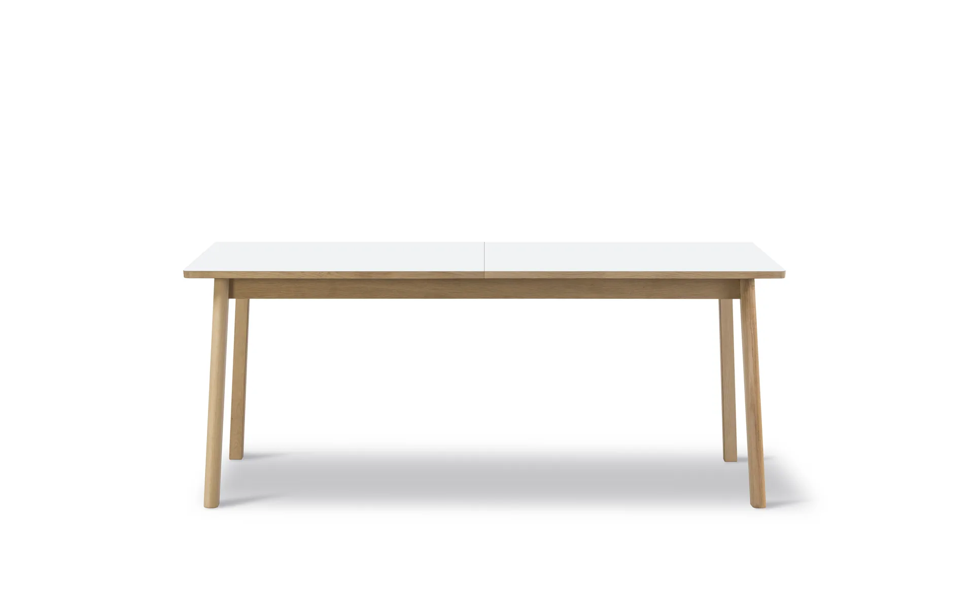 Ana eettafel 180-280x95 cm, Nanolaminaat wit-gezeepte eik Fredericia Furniture