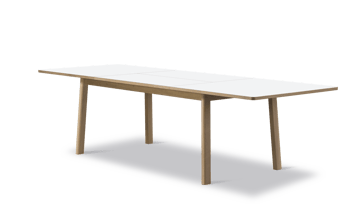 Ana eettafel 180-280x95 cm - Nanolaminaat wit-gezeepte eik - Fredericia Furniture