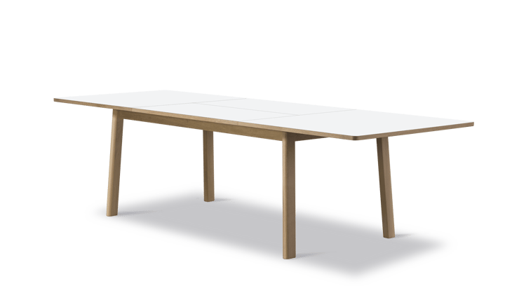 Ana eettafel 180-280x95 cm, Nanolaminaat wit-gezeepte eik Fredericia Furniture