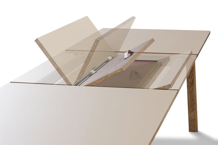 Ana eettafel 180-280x95 cm, Nanolaminaat wit-gezeepte eik Fredericia Furniture