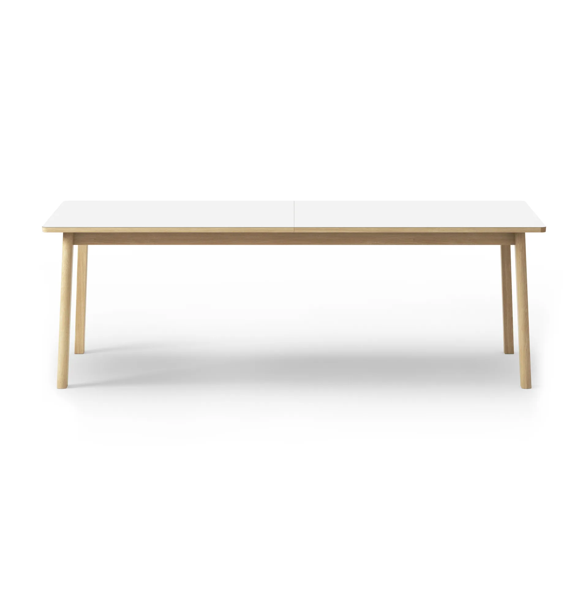 Ana eettafel 220-320x95 cm, Nanolaminaat wit-gezeepte eik Fredericia Furniture