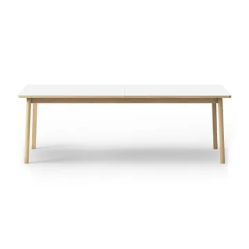 Ana eettafel 220-320x95 cm - Nanolaminaat wit-gezeepte eik - Fredericia Furniture