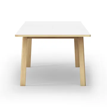 Ana eettafel 220-320x95 cm - Nanolaminaat wit-gezeepte eik - Fredericia Furniture