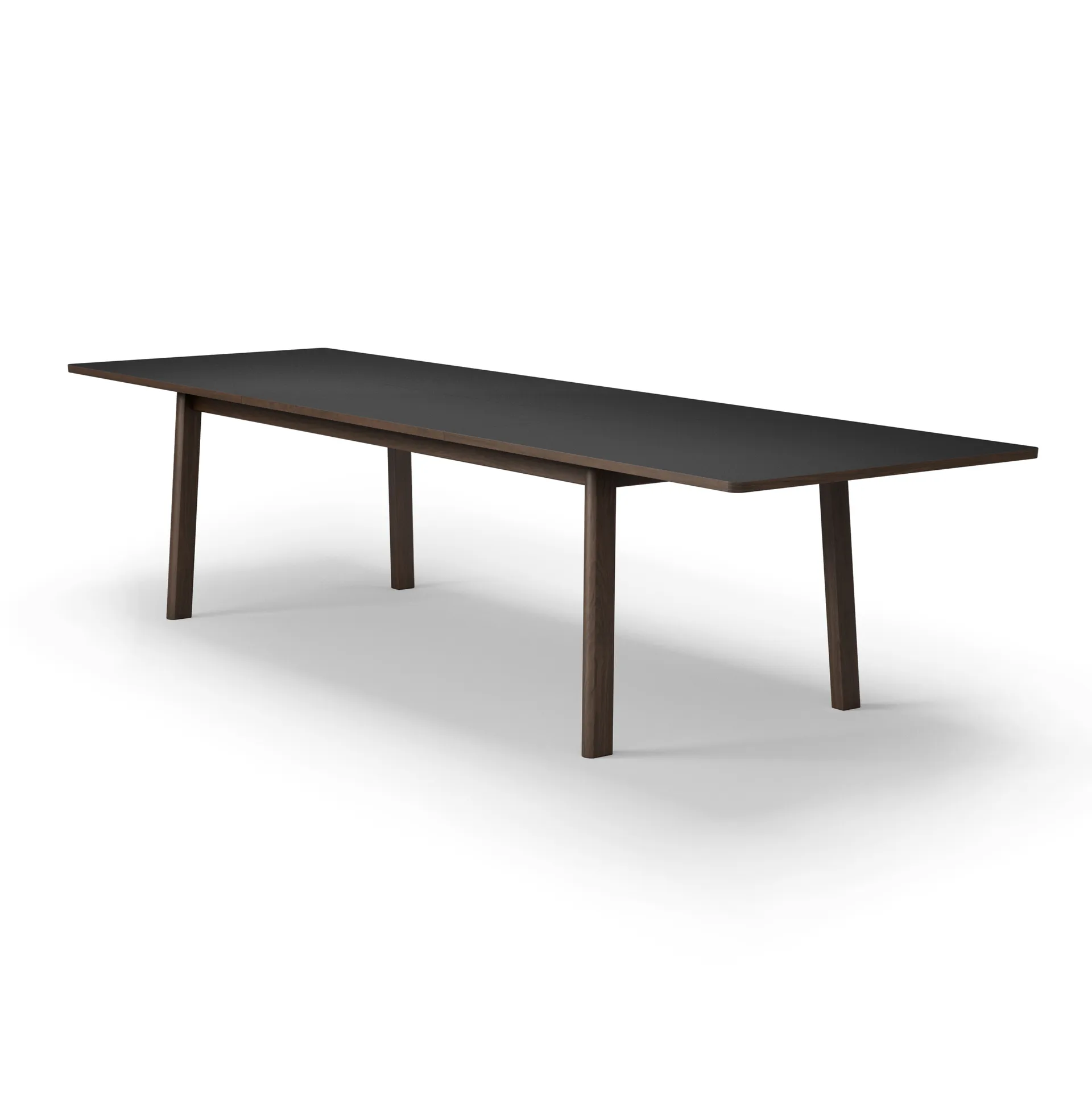 Ana eettafel 220-320x95 cm, Nanolaminaat zwart-gerookt eik Fredericia Furniture