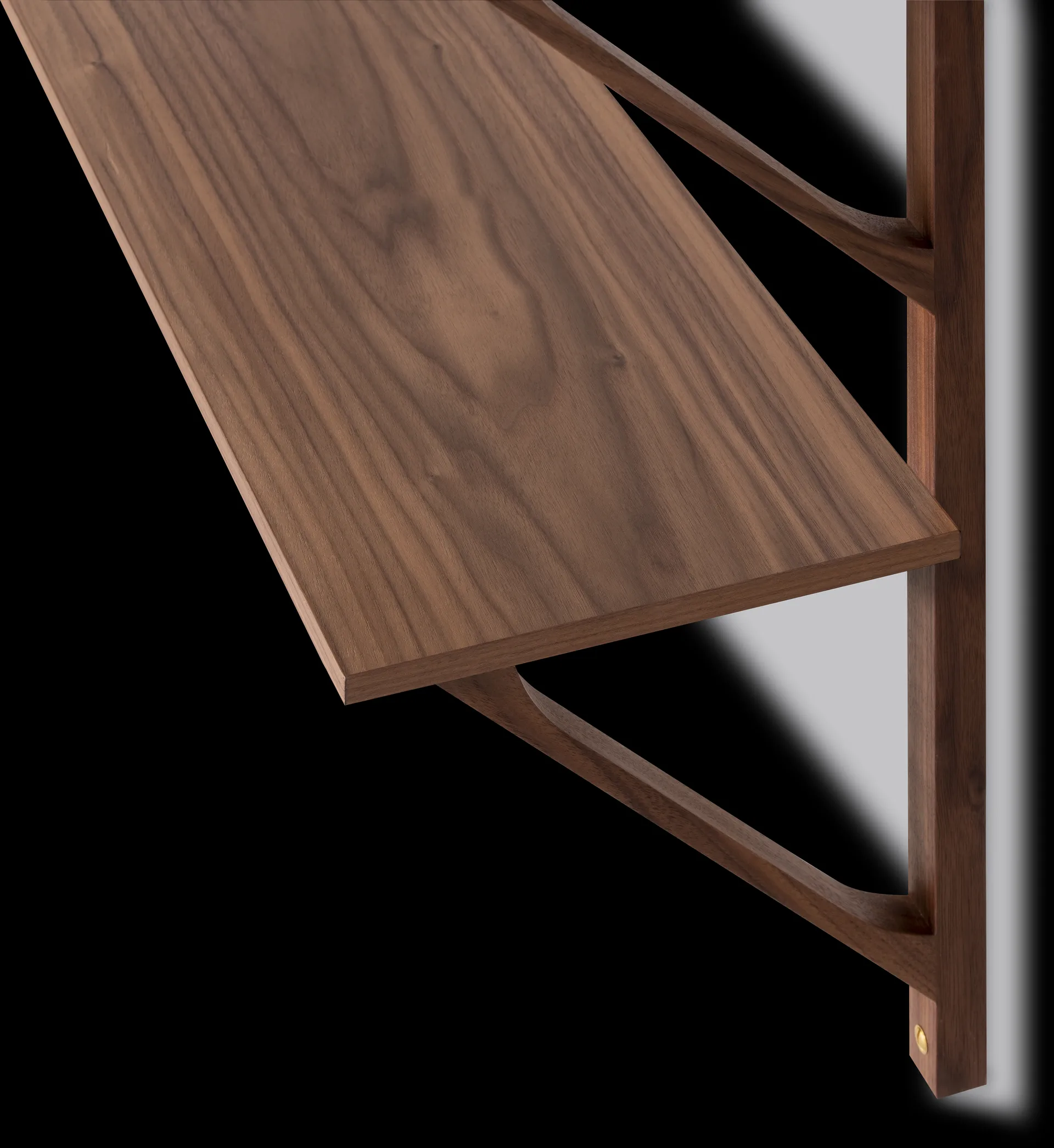 BM29 plank 78x61 cm, Walnut gelakt Fredericia Furniture