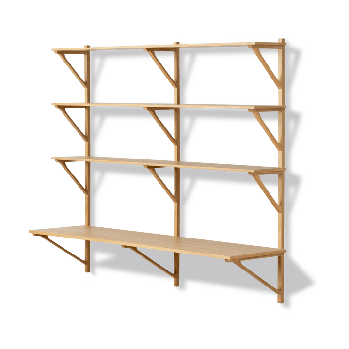 BM29 plank met bureau 149x134 cm - Eiken lak - Fredericia Furniture