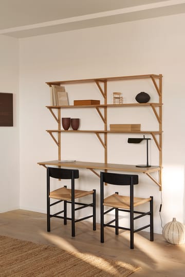 BM29 plank met bureau 149x134 cm - Eiken lak - Fredericia Furniture