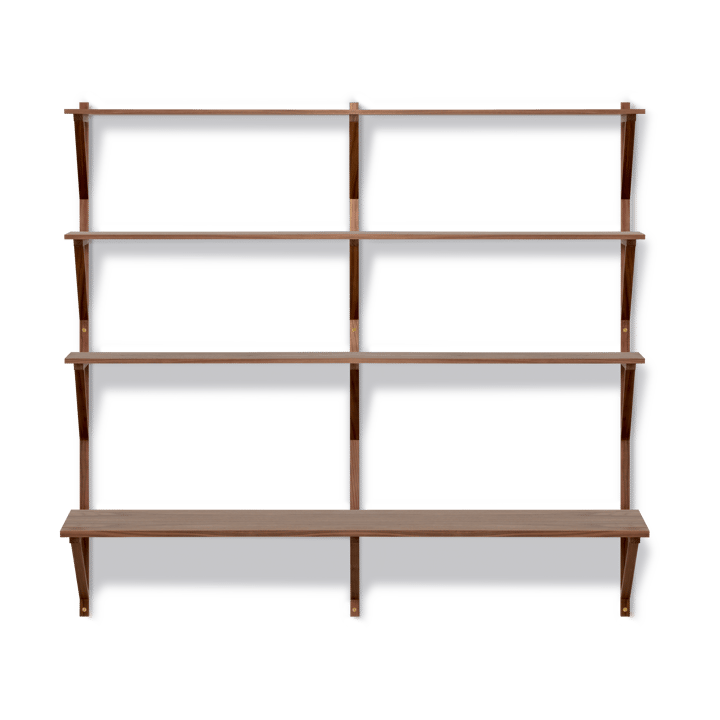 BM29 plank met bureau 149x134 cm, Walnoot lak Fredericia Furniture
