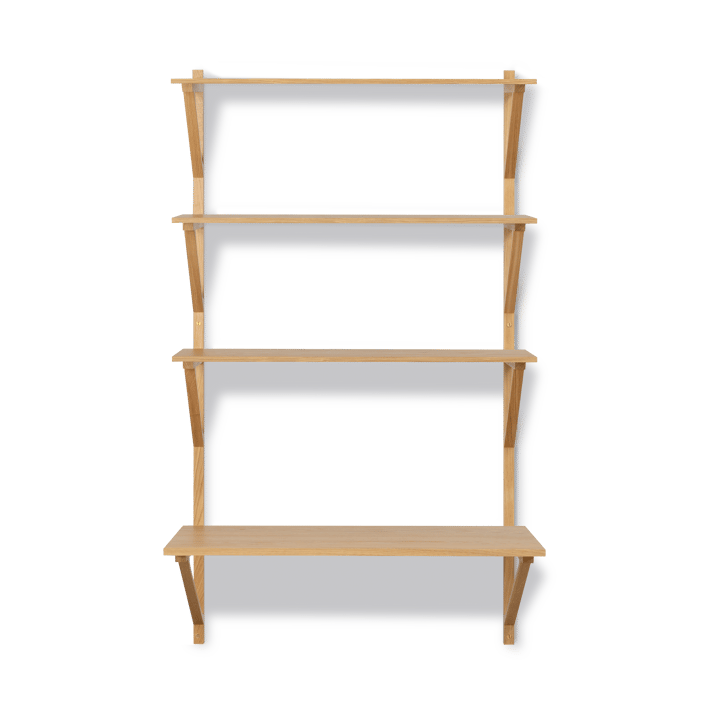 BM29 plank met bureau 78x134 cm, Eiken lak Fredericia Furniture