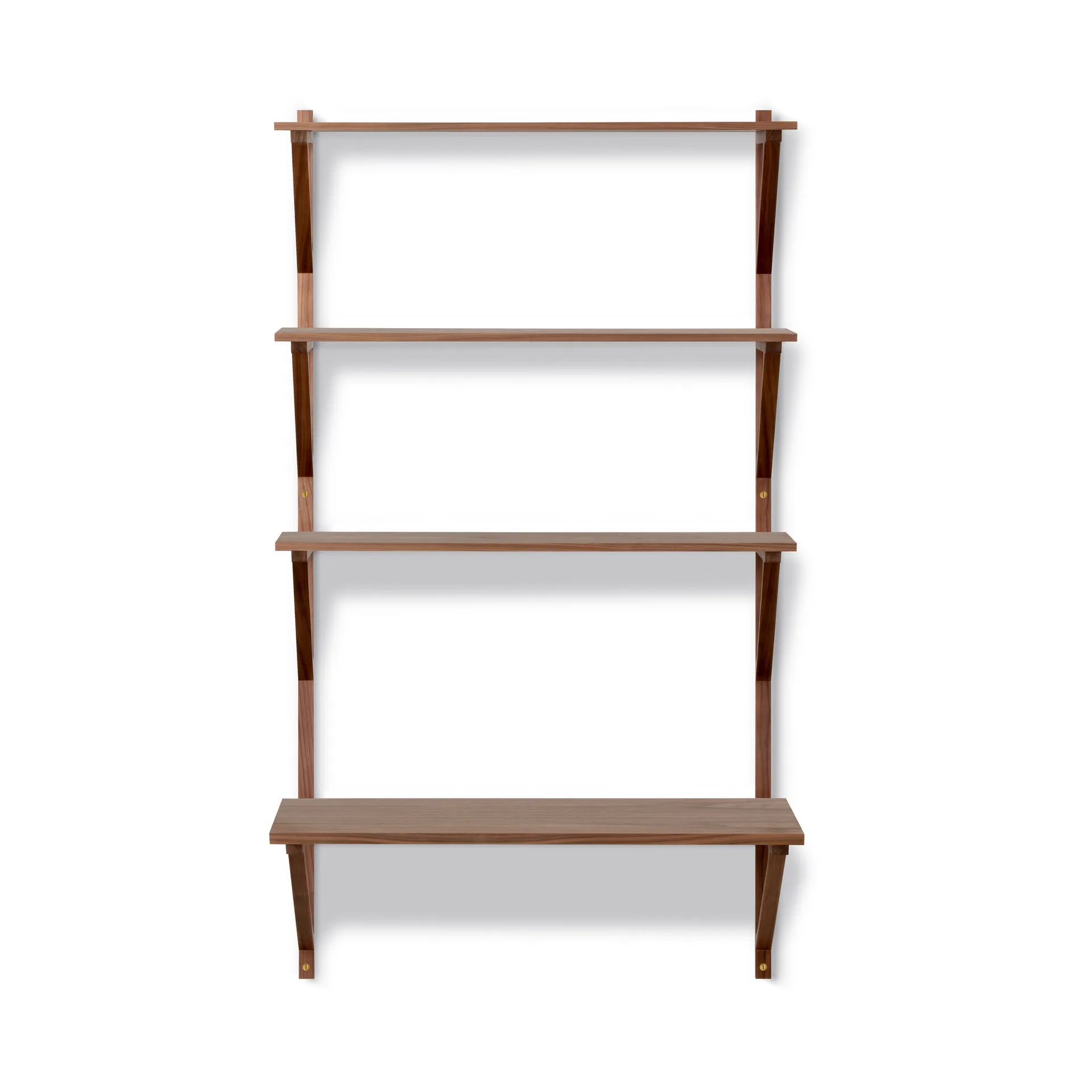 BM29 plank met bureau 78x134 cm, Walnut gelakt Fredericia Furniture