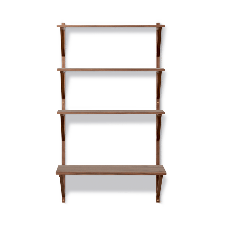 BM29 plank met bureau 78x134 cm, Walnut gelakt Fredericia Furniture