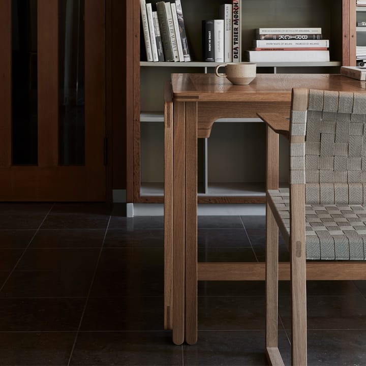 BM62 armstoel, Geflochtene naturel-geoliede eiken standaard Fredericia Furniture