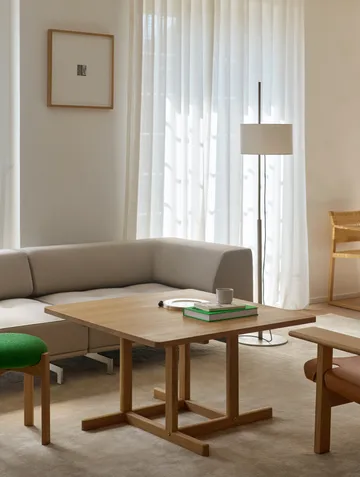 BM80 Mogensen salontafel 90x90 cm - Lichtgeoliede eik - Fredericia Furniture