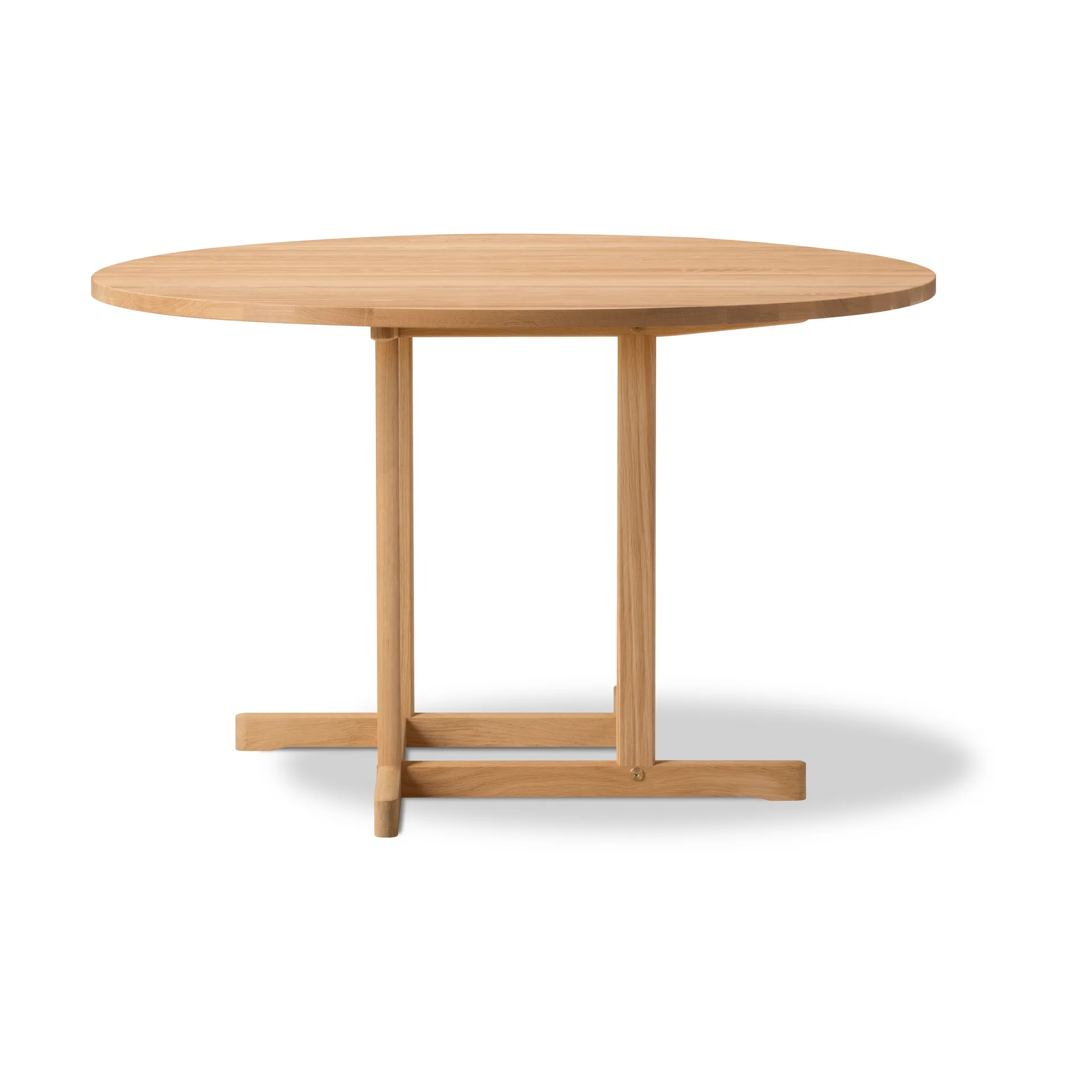 BM80 Mogensen Shaker Table tafel Ø120 cm, Geoliede eik Fredericia Furniture