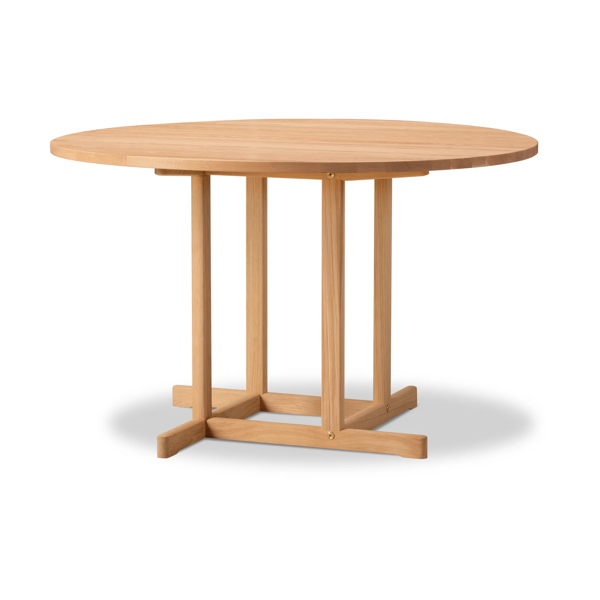 BM80 Mogensen Shaker Table tafel Ø120 cm, Geoliede eik Fredericia Furniture